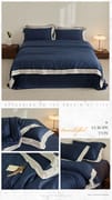 Light Luxury 60 Lyocell Tencel 4-piece Summer Silky Slip Sleep Ice Silky Cool bed sheet set bedding