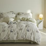 A class Rex rabbit wool milk cashmere four-piece winter thickened warm baby cashmere rabbit cashmere three-piece set