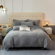 Nissan 10,000 sets of European-style four-piece set of rotten flowers A class 3D carved solid color milk velvet Falai four-piece set can replace hair