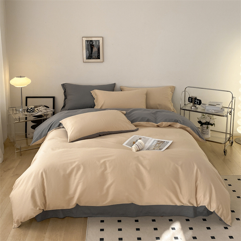 New Design High Quality Jacquard Simple Plain Home Textiles Bedding Duvet Modern Bedclothes