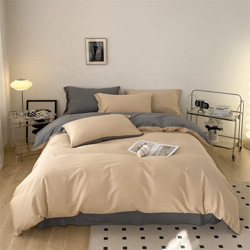 New Design High Quality Jacquard Simple Plain Home Textiles Bedding Duvet Modern Bedclothes