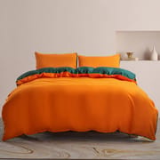 Peter Khanun Duvet Cover Set Soft Brushed Microfiber Duvet Cover Bedding Set with Zipper Closure and Corner Ties 2 Pcs/3 Pcs