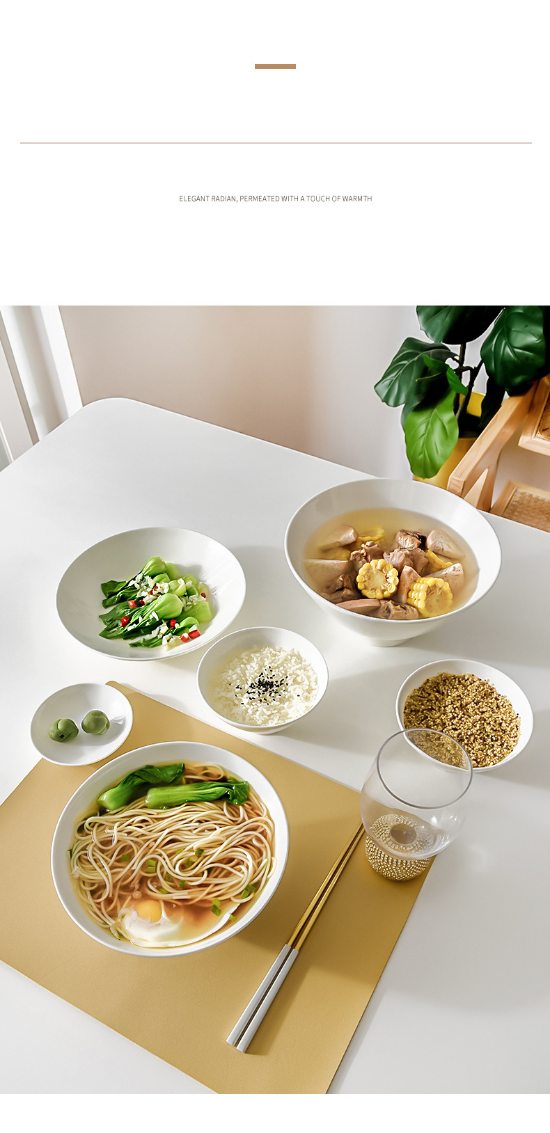 Bone China tableware noodle bowl Household Japanese ramen bowl Ceramic salad bowl spiral rice noodle soup bowl Wholesale bamboo hat bowl bucket bowl