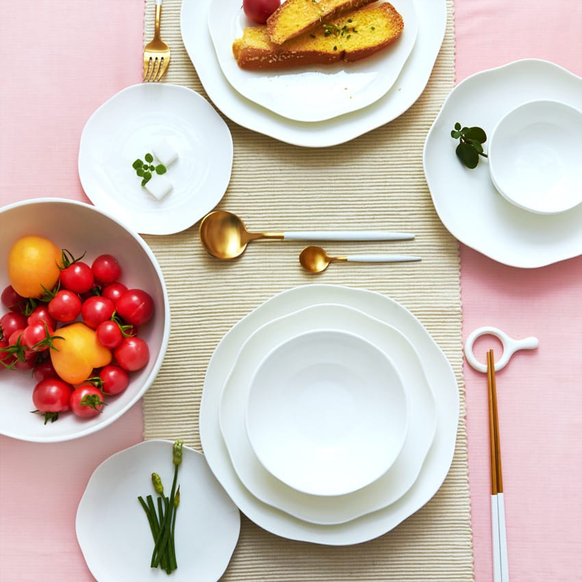 Pure white bone China tableware bowl platter platter platter Hot dish deep dish soup plate stir-fry plate rice bowl soup bowl wholesale