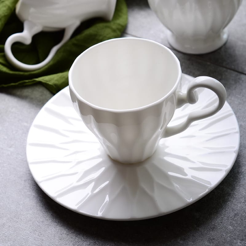 Tangshan bone China coffee set wholesale European 15 head coffee cup saucer set with English tea set afternoon