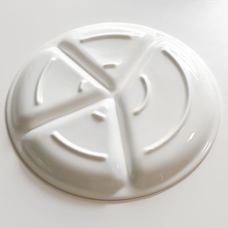 Hotel wholesale creative pure bone China tableware home fitness sports ceramic plate plate plate fruit plate dessert