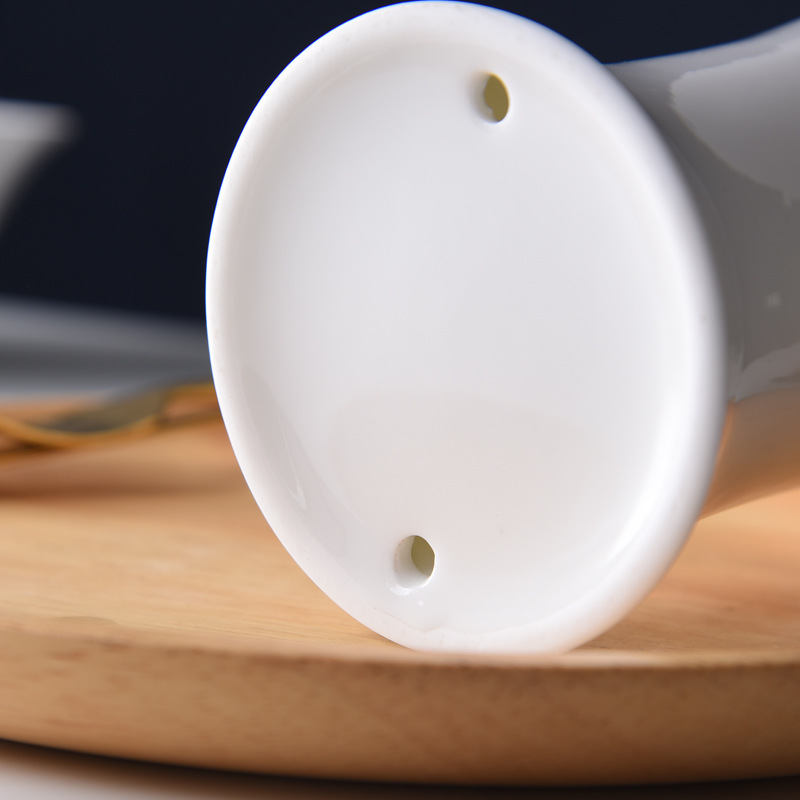 Light luxury European ceramic chopstick tube chopstick household chopsticks storage box Nordic kitchen drain chopsticks bucket storage rack