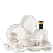 Jingdezhen ceramic tableware set dish dish welfare gift porcelain bowl Nordic home bone China plate daily bowl