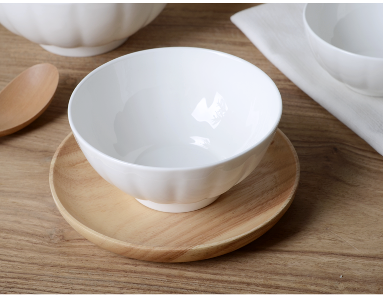 Creative tableware Ceramic soup bowl Soup bowl Small bowl rice bowl soup bowl Large noodle bowl Mixing bowl Deep mouth microwave oven