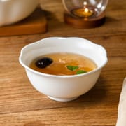 Bone China bowl dish Household bowl chopsticks ceramic European plate Dish plate Eating rice bowl soup bowl New tableware soup bowl set