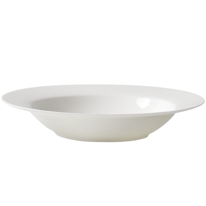 Round bone China straw hat plate wholesale dish Ceramic household deepen plate spaghetti plate Western plate tableware