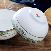 Tangshan bone China 5-inch noodle bowl rice bowl porridge bowl Breakfast medium Korean household bowl microwave tableware rice