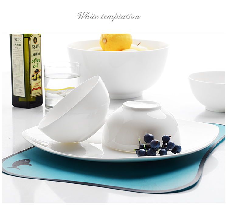 Wholesale large soup basin commercial ceramic bone China ramen bowl noodle restaurant Large soup bowl Restaurant tableware household bowl large