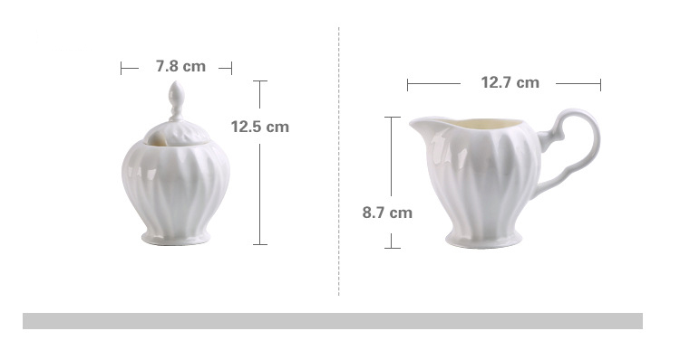 Tangshan bone China coffee set wholesale European 15 head coffee cup saucer set with English tea set afternoon