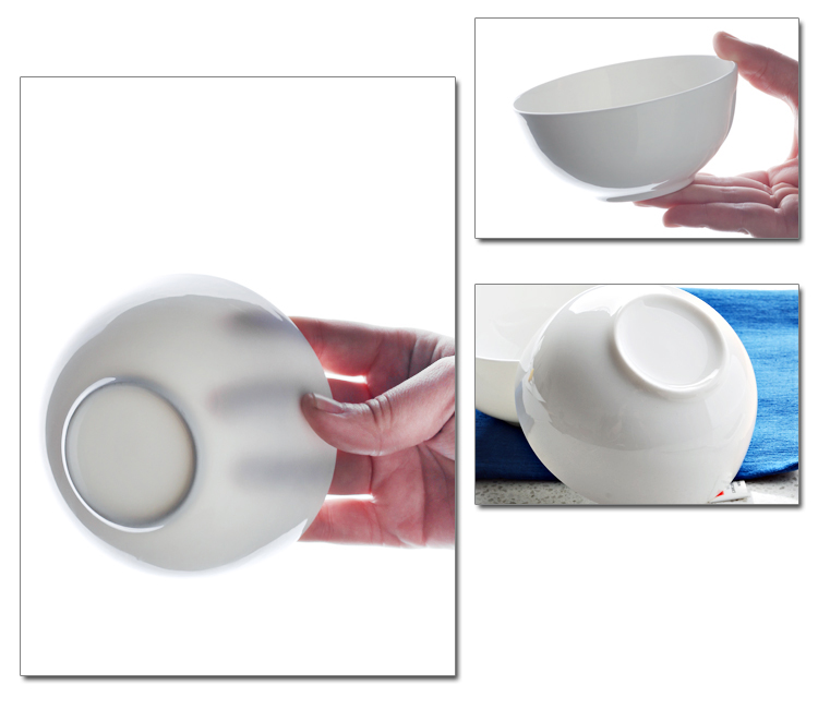 Wholesale large soup basin commercial ceramic bone China ramen bowl noodle restaurant Large soup bowl Restaurant tableware household bowl large
