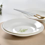 Round bone China straw hat plate wholesale dish Ceramic household deepen plate spaghetti plate Western plate tableware