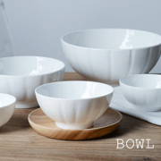 Creative tableware Ceramic soup bowl Soup bowl Small bowl rice bowl soup bowl Large noodle bowl Mixing bowl Deep mouth microwave oven