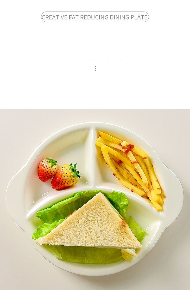Hotel wholesale creative pure bone China tableware home fitness sports ceramic plate plate plate fruit plate dessert