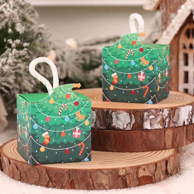 Christmas Tree Candy Box Merry Christmas Decorations For Home Santa Claus Xmas Ornament Navidad Happy New Year Gift