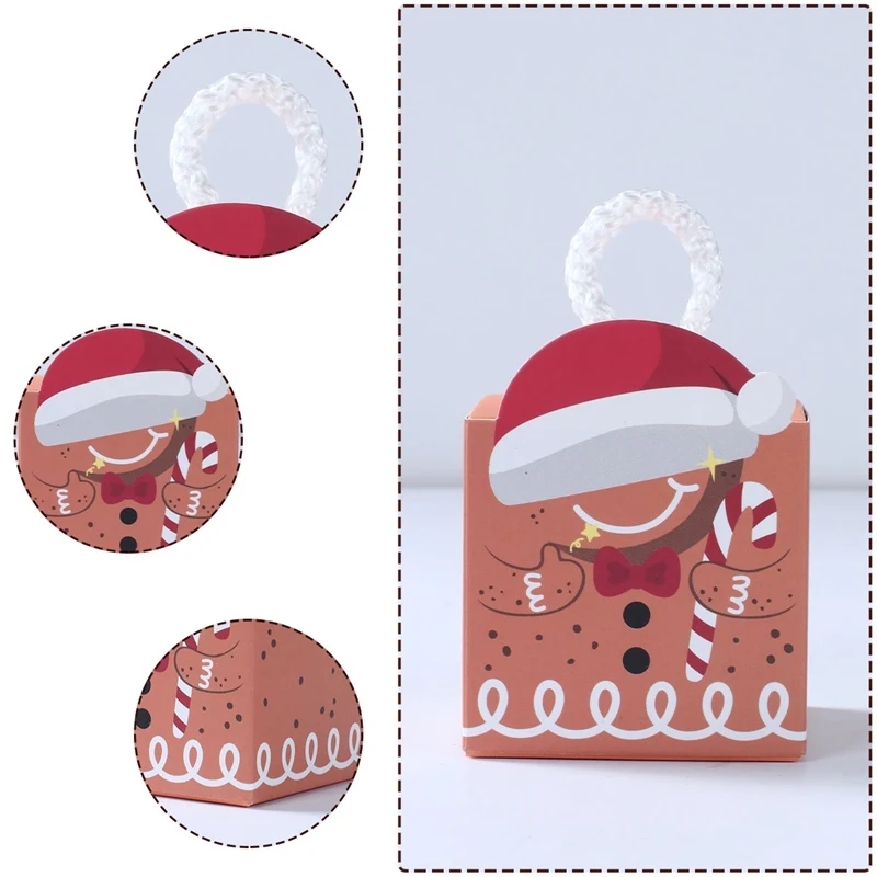 Christmas Tree Candy Box Merry Christmas Decorations For Home Santa Claus Xmas Ornament Navidad 2023 Happy New Year Gift 2024