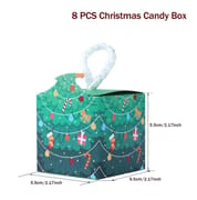 Christmas Tree Candy Box Merry Christmas Decorations For Home Santa Claus Xmas Ornament Navidad 2023 Happy New Year Gift 2024