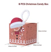 Christmas Tree Candy Box Merry Christmas Decorations For Home Santa Claus Xmas Ornament Navidad 2023 Happy New Year Gift 2024