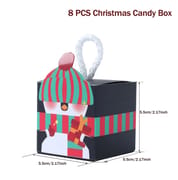 Christmas Tree Candy Box Merry Christmas Decorations For Home Santa Claus Xmas Ornament Navidad 2023 Happy New Year Gift 2024