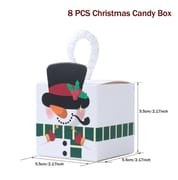 Christmas Tree Candy Box Merry Christmas Decorations For Home Santa Claus Xmas Ornament Navidad 2023 Happy New Year Gift 2024
