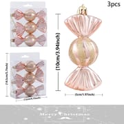 3Pcs/Set Christmas Ice Cream Candy Pendant Cute Merry Christmas Hanging Ornaments Xmas Tree Home Party Decorations Noel Navidad