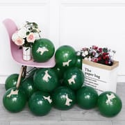 15pcs 10inch Christmas Latex Balloons Golden Green Balloon Christmas Tree Kids Birthday Party Decorations Wedding New Year Decor