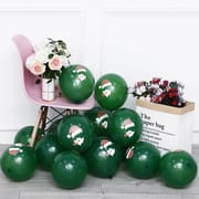 15pcs 10inch Christmas Latex Balloons Golden Green Balloon Christmas Tree Kids Birthday Party Decorations Wedding New Year Decor