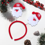 Christmas Santa Claus Elk Snowman Headband Merry Christmas Decorations For Home Xmas Ornaments Navidad 2023 New Year Gift 2024
