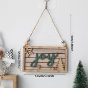 1Pc Wooden Christmas Tree Pendant Merry Christmas Home Party Decorations Door Wall Room Winter Ornaments New Year 2023 Navidad