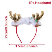 Christmas Santa Claus Elk Snowman Headband Merry Christmas Decorations For Home Xmas Ornaments Navidad 2023 New Year Gift 2024