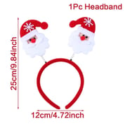 Christmas Santa Claus Elk Snowman Headband Merry Christmas Decorations For Home Xmas Ornaments Navidad 2023 New Year Gift 2024