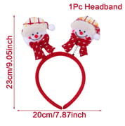 Christmas Santa Claus Elk Snowman Headband Merry Christmas Decorations For Home Xmas Ornaments Navidad 2023 New Year Gift 2024