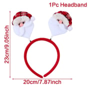 Christmas Santa Claus Elk Snowman Headband Merry Christmas Decorations For Home Xmas Ornaments Navidad 2023 New Year Gift 2024
