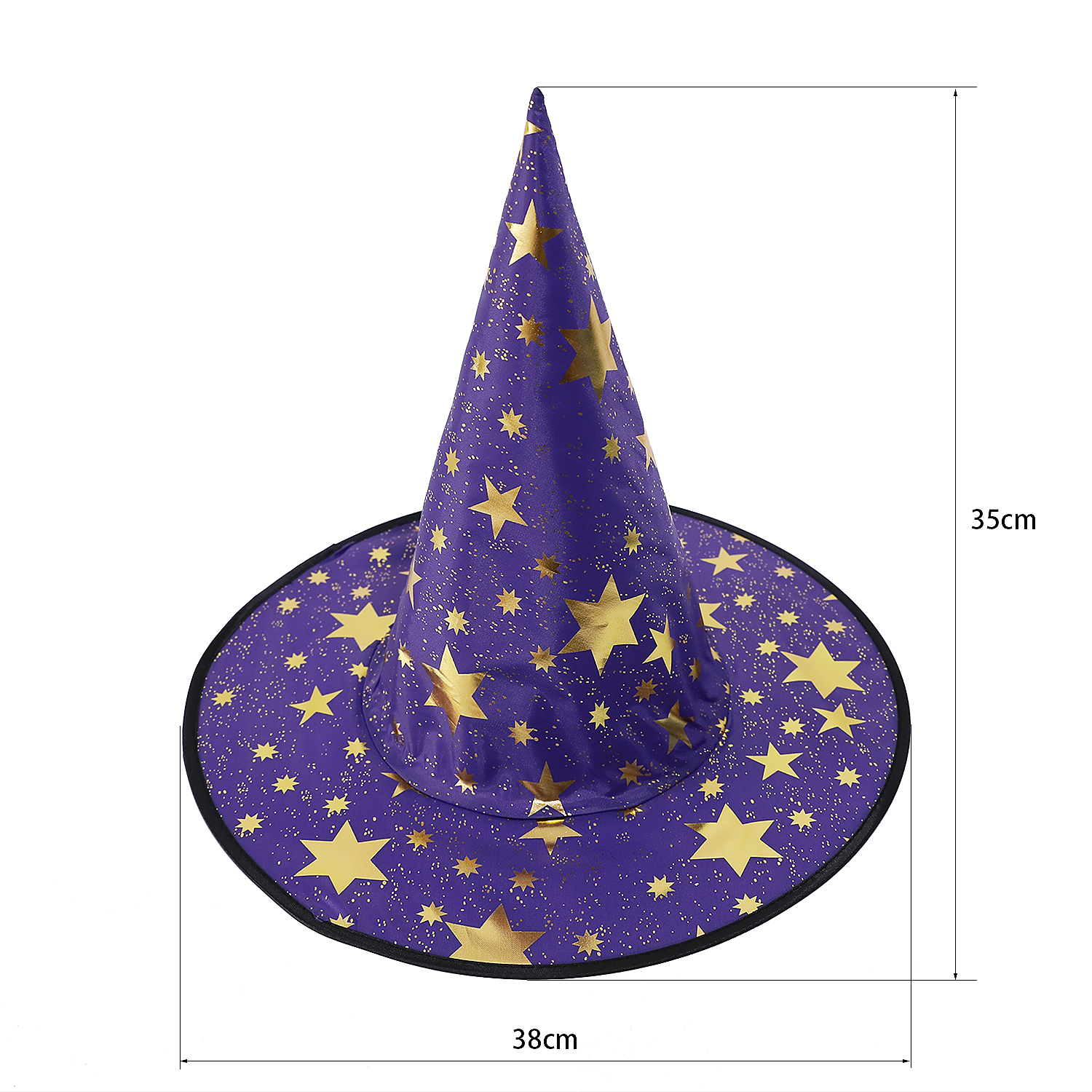 1pcs 2022 New Fashion Pentagram Party Cosplay Halloween Hat Personality Unisex Wizard Hat Pointed Cap for Party Yard Decorations