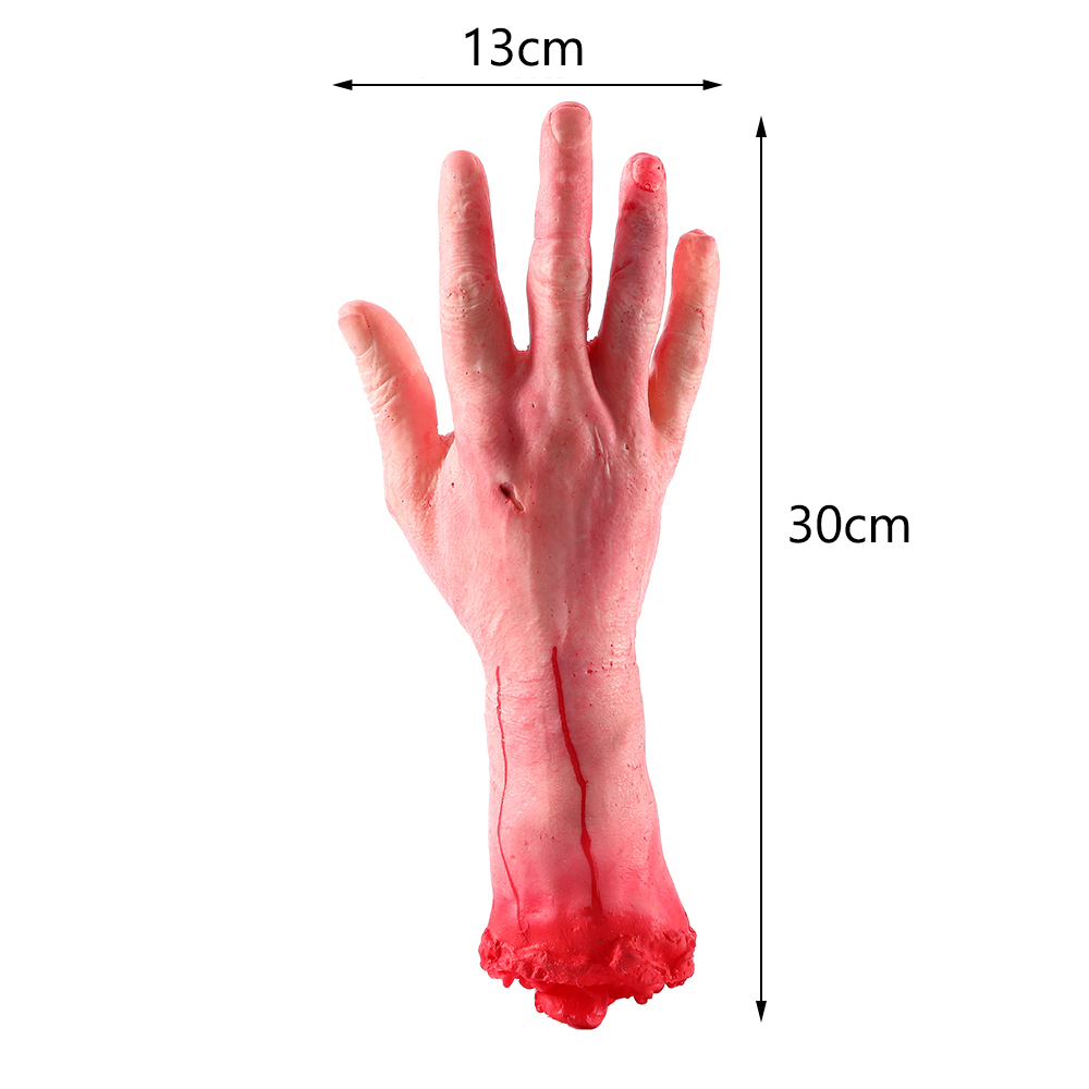 Halloween Horror Props Haunted House Decoration Terror Blood Hand Blood Foot Severed Finger Halloween Party Decoration Supplies