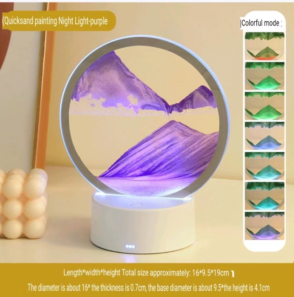 Creative new quicksand painting night light