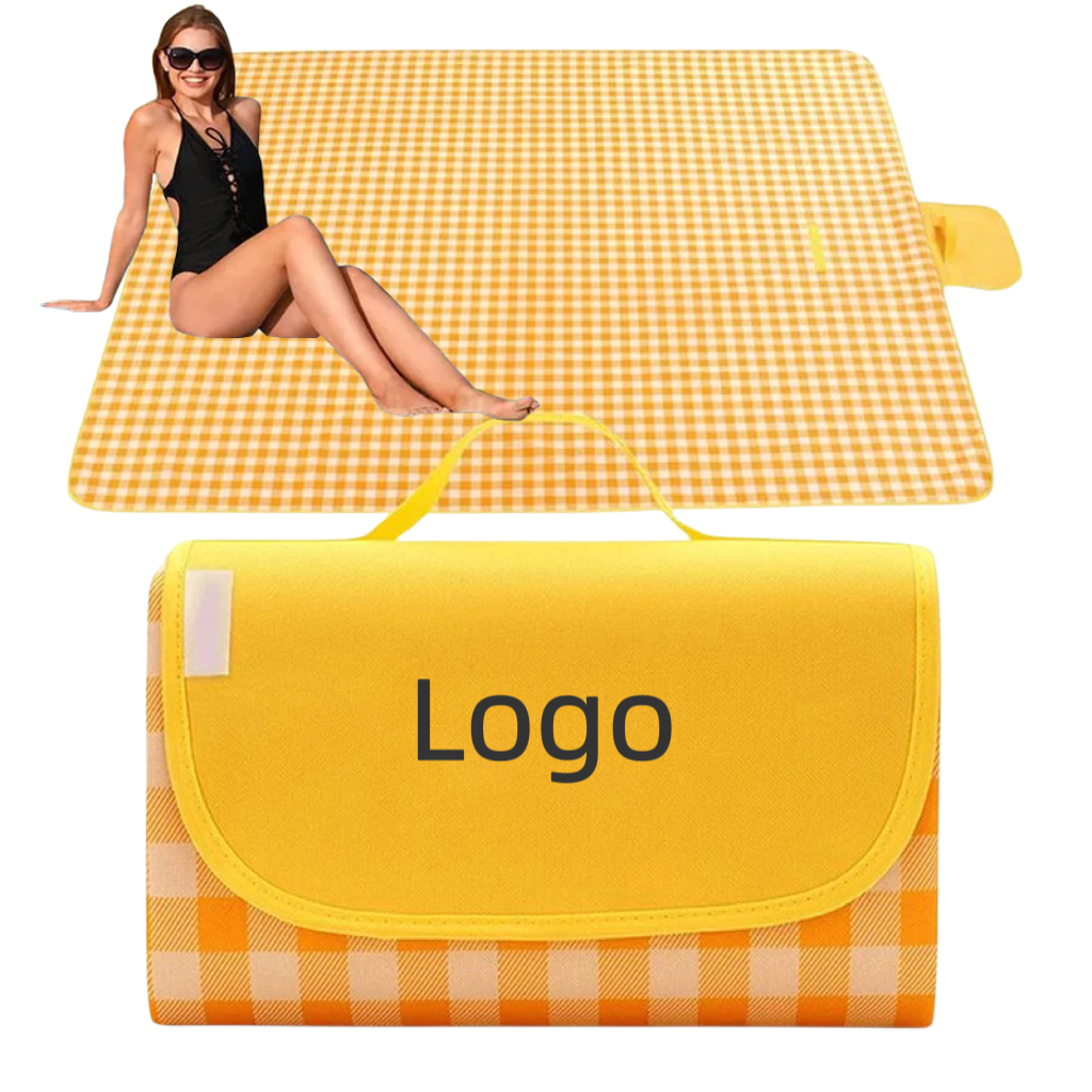 2023 Outdoor Foldable Waterproof Picnic Mat Fashion Thicken Pad Breathable Soft Portable Camping Travel Beach Blanket