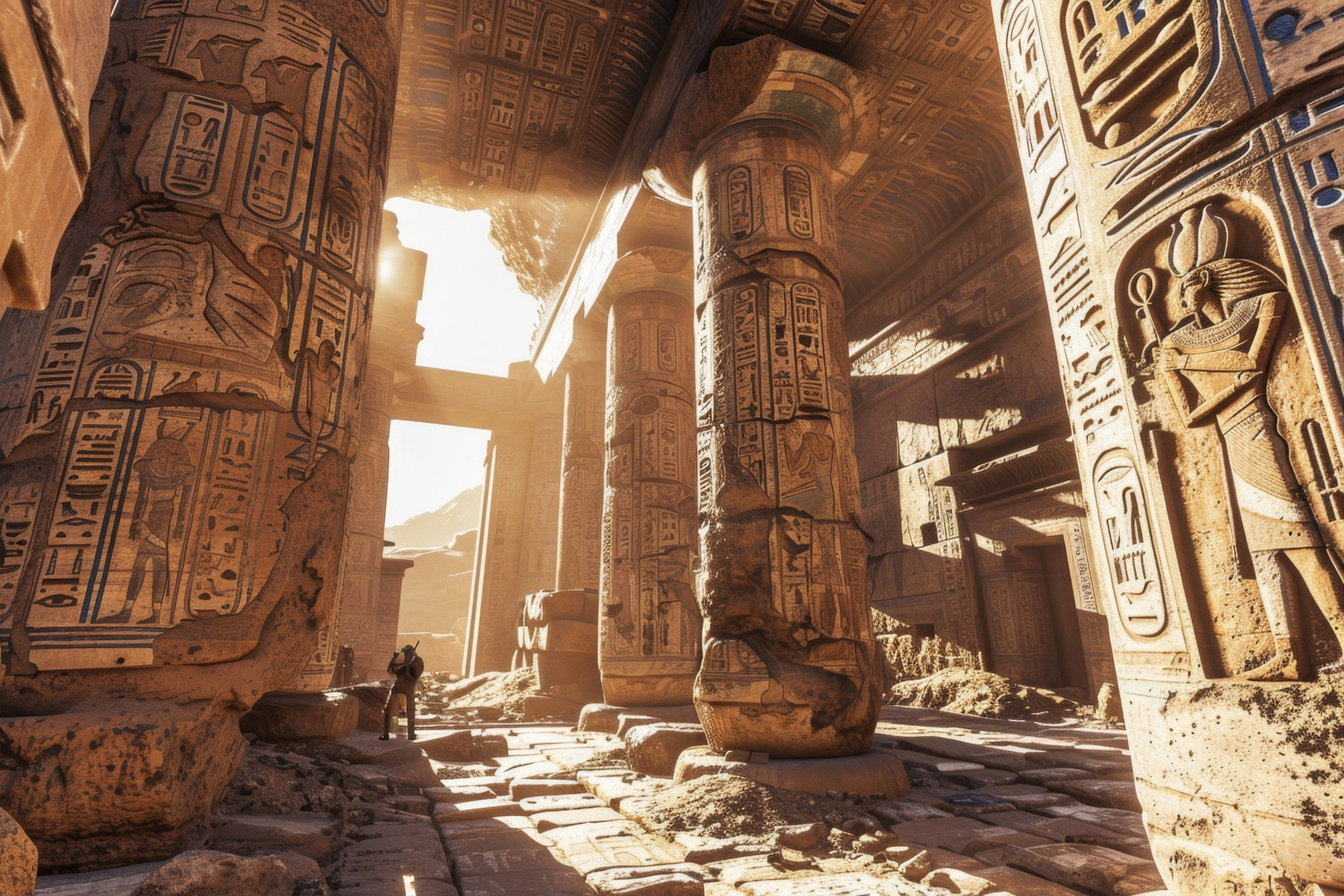 The night in the ancient city is even more special.