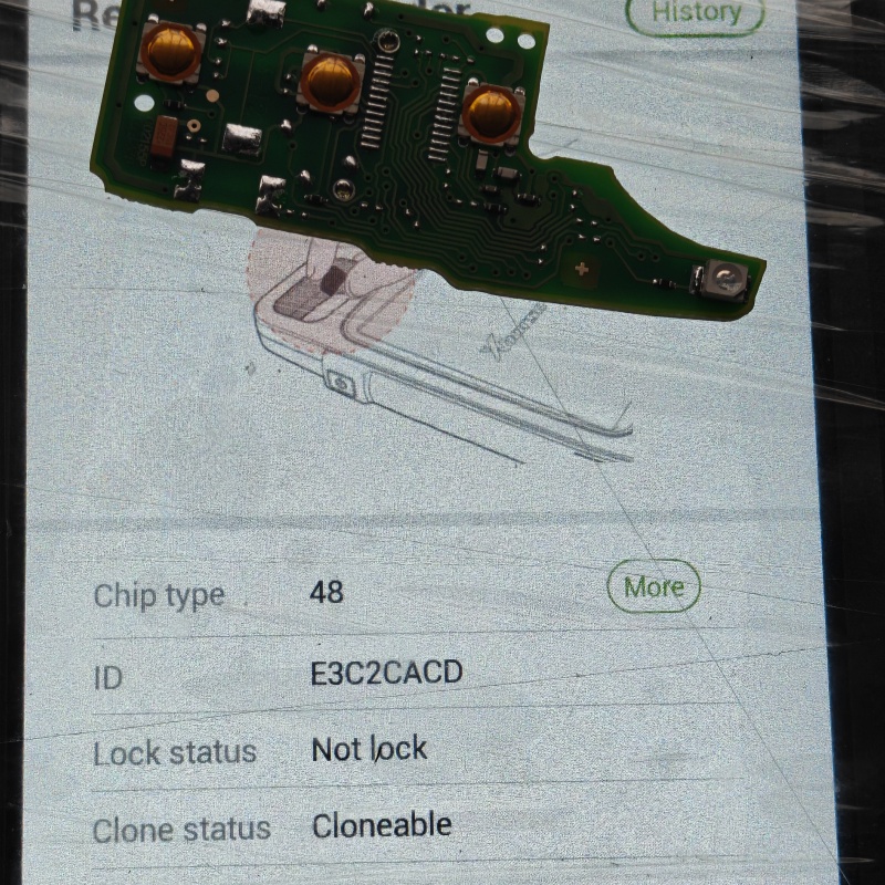 OEM Chip Original PCB Electronic 48 Chip 5K0837202AD Remote Car Key for ...
