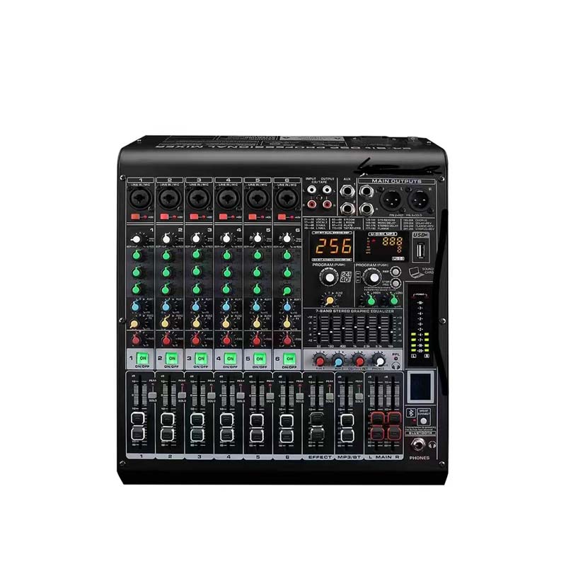 8 Channel Mixer Console