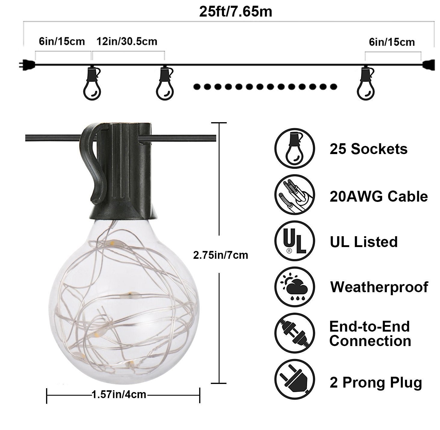CRAFT&GIFT HOLIDAY LED LIGHTS Decoration