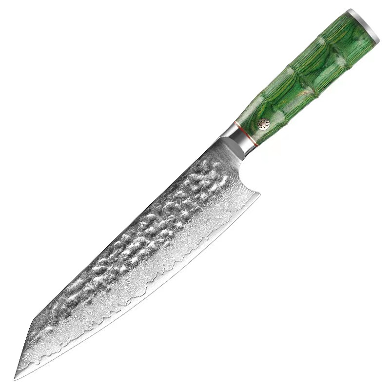 Damascus cutting knife