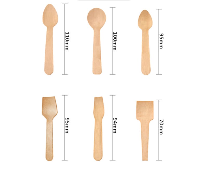 Eco-Friendly Disposable Wooden Spoons – Sustainable & Biodegradable