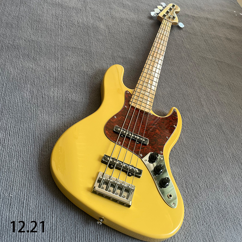 Lvybest Classic Electric Guitar Professional 5String Bass Shell Pinji