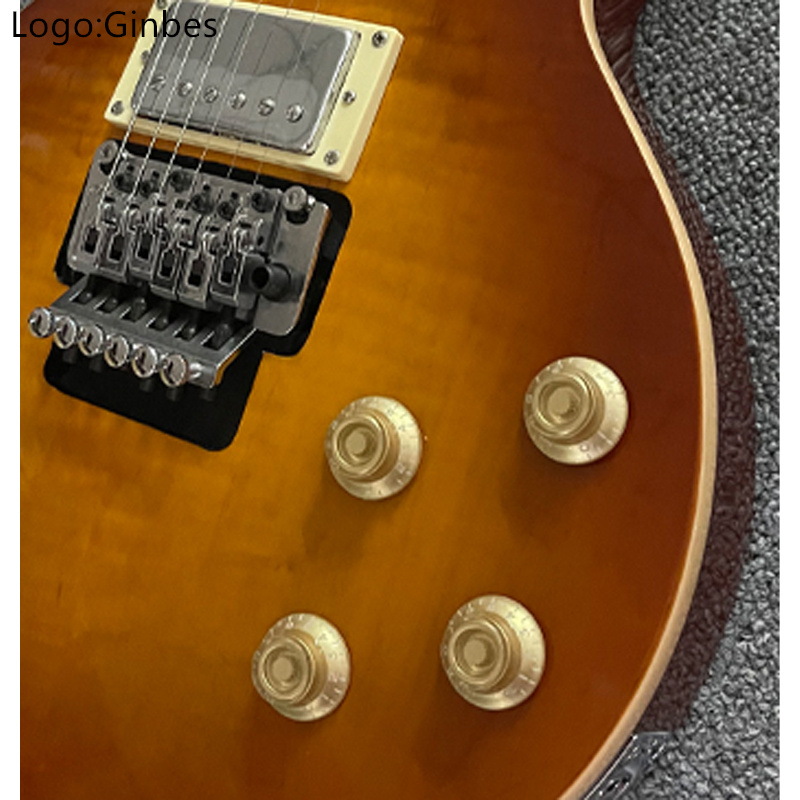 Electric Guitar Solid Plan Maple Board Top Fret Nibs Long Tenon