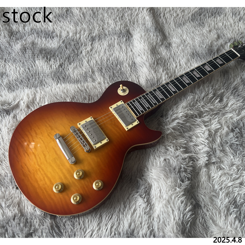 Chitarra Elettrica Ginbes Gold Top – Manico Mogano, Tastiera Palissandro, Ponte ABR-1 – Destrorsi